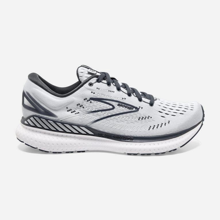 Brooks Glycerin Gts 19 Max Cushion Road Løpesko Dame Nettbutikk - Grå/Hvite - Norge (EPW856204)